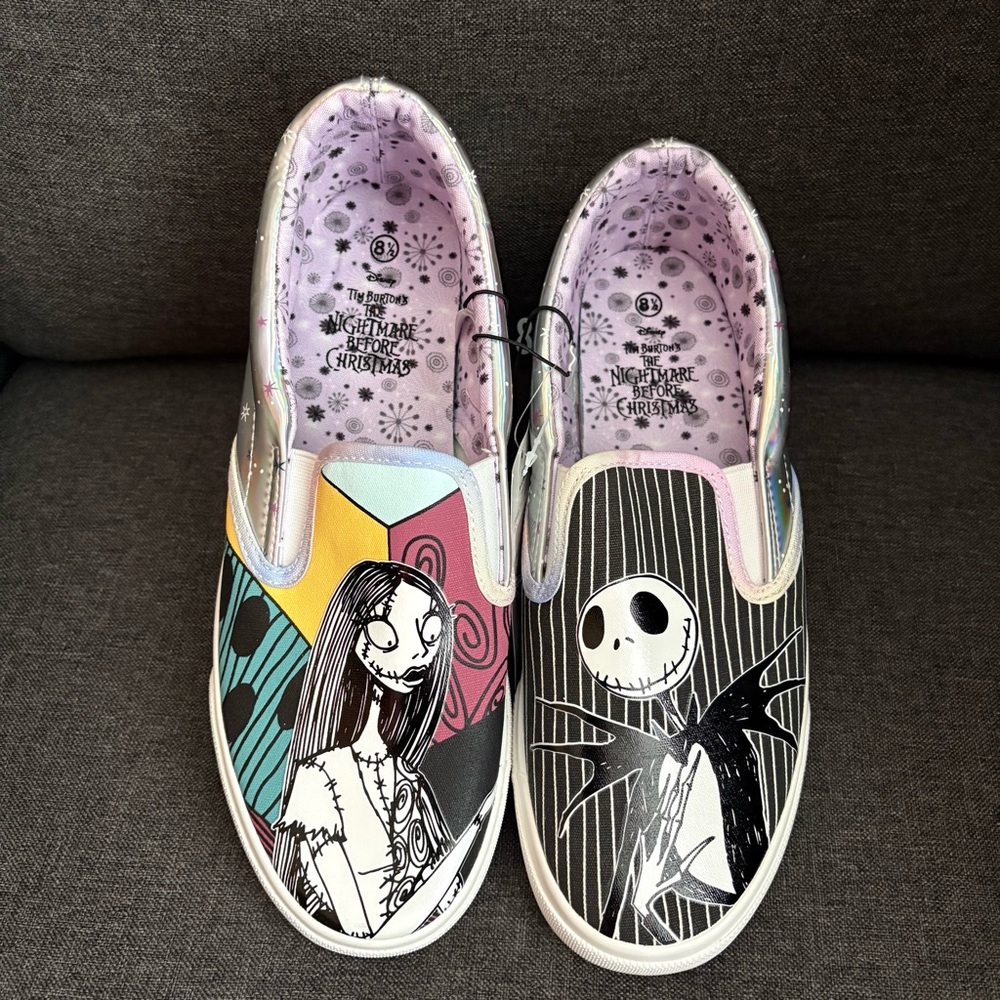 Nightmare Before Christmas Slip-On Shoes Women’s Size 8.5